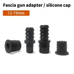 1x Silikonhette Fascia-pistol Massasjehode 12-19 mm Massasjer Adapter Erstatning Muskelstimulator Kroppsslappe Forming Treningsdel