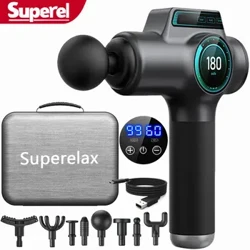 Neuk Massage Gun Attachment 99 Speed ​​Muscle Massager Gun Fascia Masager Massagepistol Avslappningsbehandling Massage Guns Vibrator