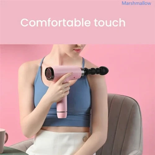 Universal Fascia Gun Massage Head Silicone Massage Head Set Mwili Relaxation Fascia Massager Gun Replacement Silicone Head Black