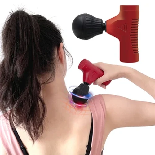 Massagem muscular relaxante ajuste de conversão de frequência relaxamento muscular mini elétrico portátil alta frequência fáscia arma