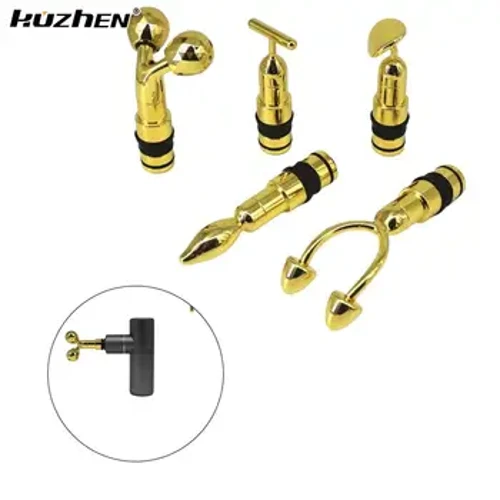 Fascia Gun Massage Head Metal Muscle Stimulator Relaxation ng Katawan Paghubog ng Exercise Fascia Gun Massage Head Gun Replacement Head
