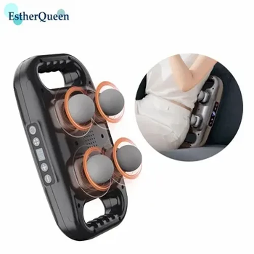 Súng fascia bốn đầu EstherQueen, 6 chế độ 20 cấp độ cường độ cho rung toàn thân, thư giãn cơ tần số cao sâu