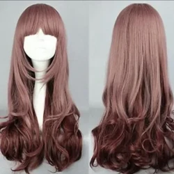 Jauna gara cirtaini jaukta brūna viļņota Cosplay modes matu parūka
