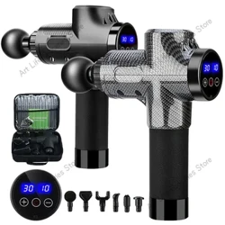 Armas fasciais sem escova 30 engrenagens MASSAGEM PISTÃO DE MASSAGER DO CORPO DEPRESENTE PARA ALIMENTO DO MUSCURO EXERCÍCIO A RELAGILAMENTO DE RELAMENTO DO CORPOR