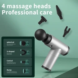Minimassage Gun Nacke Cervikal Fascia Instrument Kropp Elektrisk Avslappningsbehandling Djupvävnad Högfrekvent pistolmassageapparat