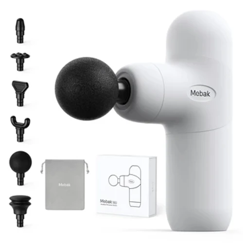 Mebak Mini Fascia ýaragy Professional muskul massaagerçysy Güýçli asuda boýun boýun arka elektrik massaagey göçme massa machine enjamy