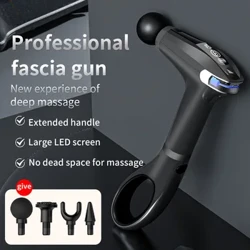 Aggiorna e smonta la maniglia, la pistola fasciale, il display LCD intelligente, il rilassatore muscolare regolabile multi-gamma esteso e portatile