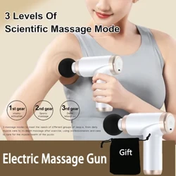 Πιστόλι 3 Gear Mini Fascial Massage Electric Deep Muscle Tissue Relaxation Neck Back Body Compression Massager Φορητό εργαλείο γυμναστικής