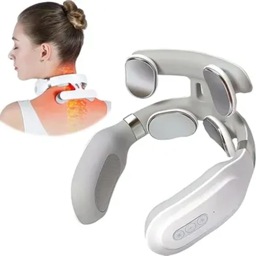 Neck Massage Machine 4 Proteksyon sa Ulo At Leeg Mga Heating Machines Paghinga ng Banayad na Panginginig ng boses Hot Compress Cervical Spine Machine