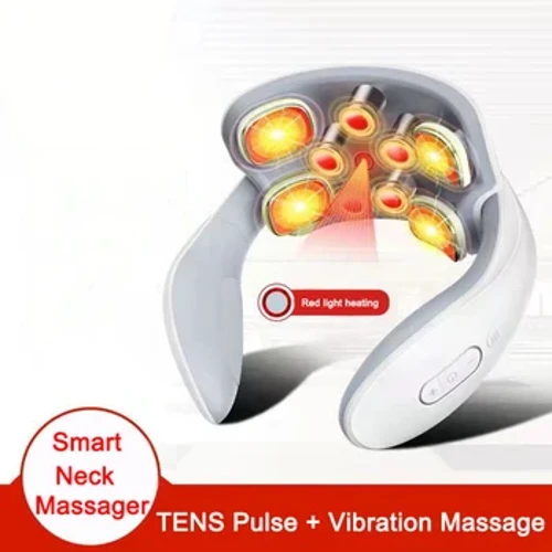 Thông Minh Máy Mát Xa Cổ Xung Điện Tần Số Thấp Cổ Tử Cung Điện Máy Mát Xa Thư Giãn Vật Lý Trị Liệu Nóng Nén Rung Massage