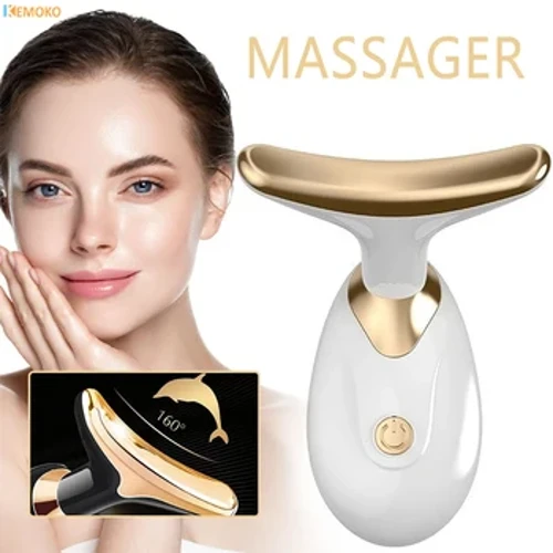Face Neck Beauty Device Microcurrent EMS LED Photon Kiinteyttävä Nuorentava Anti Wrinkle Ohut kaksoileuka Ihonhoito Kasvohieronta