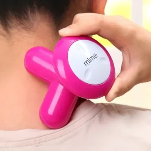 Portable Mini Elektresch Handhabt Wave Vibrating Massager USB Batterie Vollkierper Massage Hals Taille Réck Schëller Entspanung