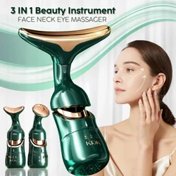 3 Trong 1 Nâng Cơ Mặt Thiết Bị Cổ Mặt Massage Mắt Mặt Thon Gọn Hơn EMS Làm Đẹp Da Săn Chắc Chống Nhăn Chống Lão Hóa máy Mát Xa Mặt