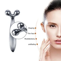 Chombo cha Kusaji Uso Kiinua Uso cha 3D Roller Kisaji cha Kusaji Mwili Nyembamba Y Chombo cha Kusaga Uso Vyombo vya Utunzaji wa Ngozi Zana za Neck Massager 360 Zungusha