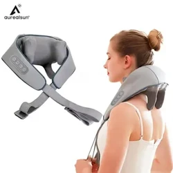 Uila ʻāʻī Massager Wireless Health Care ʻāʻī poʻohiwi Kneading 3D Massage Pillow Cervical Back Muscle Relaxing Massage Shawl