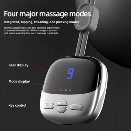 Mini Thông Minh Treo Vai Cổ Cổ Tử Cung Máy Mát Xa Mini Di Động Nén Nóng Cổ Hiện Vật Nạo Vét Bảo Vệ Cổ