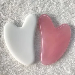 Guasha Massage Face Massag Resin Beeswax Gua Sha Imitation Jade Board Acupoint Eye Care SPA Massager Tool масажен визаж