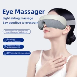 Tinsol Eye Masajea 4D Smart Airbag Bibrazio Begiak Zaintzeko Tresna Hot Compress Bluetooth musika Begi Masaje Betaurrekoak Neke Poltsa