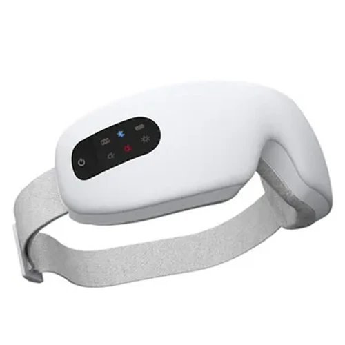 Smart Eye Massager 4 Levels Hot Compress Eye Mask Heating Vibration Massage Wireless Music Player E hoʻomaikaʻi i ka hiamoe ʻana.