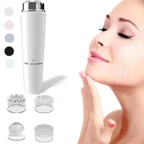 Uus Mini Eye Massager elektriline vibratsiooniga iluinstrumentide magnetteraapia kaasaskantav V näomassaažipulk