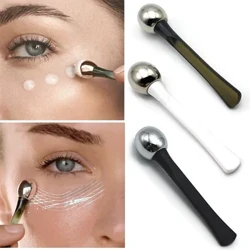 Massagi per occhio Roller Crema Crema per occhi Applicatore Cosmetico Cosmetico Anti Grghette Antizia Circoli scuri cucchiaio in lega d'oro Massager