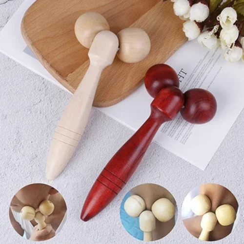 Con lăn mắt bằng gỗ Chăm sóc sức khỏe Massage bằng gỗ nguyên chất Giảm béo thư giãn cổ