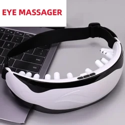I-Eye Massager Eyes Eyes Fatigue Relief I-Smart Airbag Vibration I-Hot Compress Massage I-Bluetooth Music Relax Sleep Thuthukisa Imibuthano Emnyama