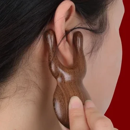 ʻO ka lāʻau ʻiliahi gula mimi ihu ihu maka acupoint massager e hoʻomaha i ka rhinitis e hoʻoikaika i ke kahe o ke koko ʻo Resin Guasha Scraping Tools.