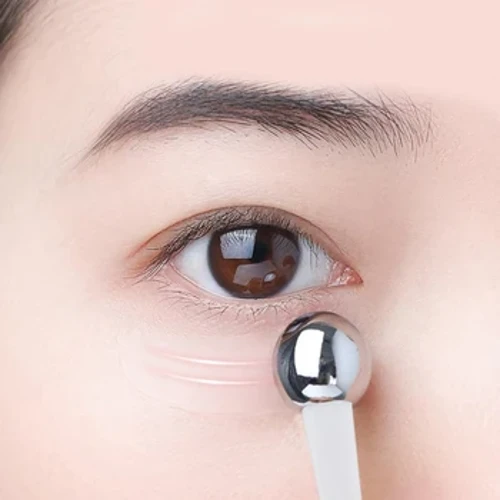 1pc Eye Roller Masaje Stick Begi krema aplikatzailea Kosmetika Espatula Zimurrak Aurpegiko Koilara Urrezko Aleazio Aurpegia Larruazala zaintzeko tresna