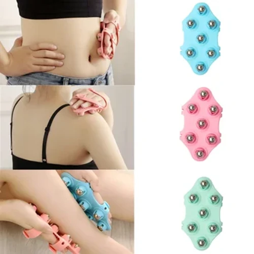 Body Massage Glove Roller Ball Fat Burner Muscle Pain Relief Relax Anti-Cellulite Massager para sa Puwit sa Puwit sa Puwit ng Katawan Mga Tool sa Pangangalaga sa Katawan