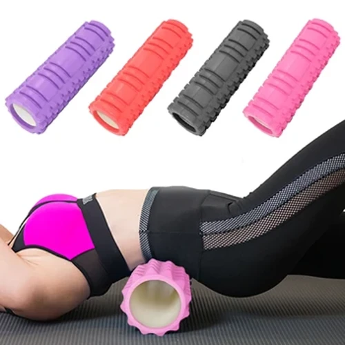 Tập Yoga Cột Xốp Tập Cơ Pilates Massage Thể Thao Con Lăn Xốp Lưới Kích Hoạt Điểm Trị Liệu Tập Gym Tại Nhà Tập Thể Dục