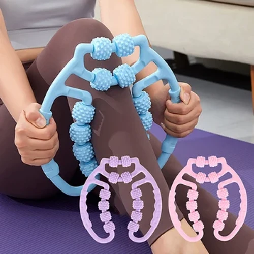 Annular Leg Clamp Massager Multi-Functional Relaxing Myofascial Release Roller Yoga Fitness Body Massage Manual Tool