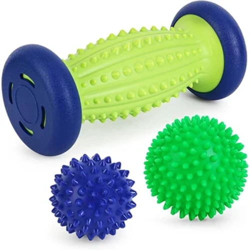 Fouss Massage Ball Fouss Ball Roller Massager Set Fir Plantar Fasciitis Mobilitéit Réck Fouss Arch Péng Relief Arm Been Muskel Relax