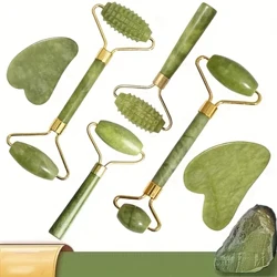 Gua sha face massager roller jade store scraper roller massage para sa facial gouache iangat katawan slimming gasha leeg balat pangangalaga tool