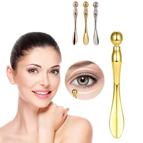 Mini Thép Bóng/Gốm Mắt Massage Dính Lăn Bóng Massage Mắt Dính Mắt Kem Thìa Loại Bỏ Nếp Nhăn và Quầng Thâm