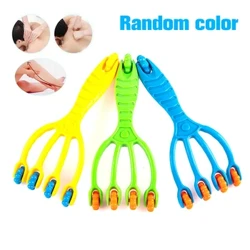 1st Four Claw Type Body Massager Neck Back Face Roller Head Relaxation Tool