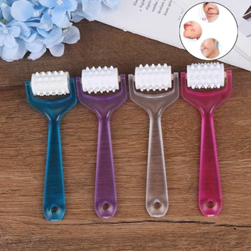 Roller Aghaidh-Ardaithe Massager Aghaidh Shaper Suaimhneas Scíthe Mini Finger Massager Bueaty Body Slimmer Tool Uirlisí áilleachta 4 Dath