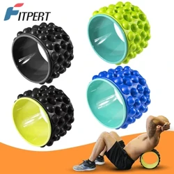 Back Massager, Back Stretcher at Back Cracker para sa Sakit sa Likod, Patented Premium Foam Roller The Ultimate Yoga Wheel, Spine Cracker