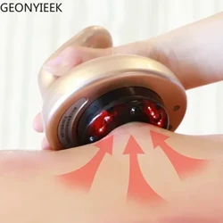 Electric Cupping Massage Guasha Scraping EMS Body Massager Vakum Kaleng Suction Cup IR Pemanasan Anti Selulit Pembakar Lemak Pelangsing