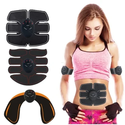 Elektriline lihasstimulaator EMS juhtmevaba tuharate puusatreener Kõhulihaste ABS-stimulaator Fitness Body Salendav Massager