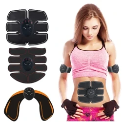 I-Electric Muscle Stimulator EMS Izinqe Ezingenazintambo I-Hip Trainer Isisu se-ABS Stimulator Ukufaneleka Komzimba I-Slimming Massager
