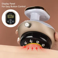Electric Cupping Massage Guasha Scraping Body Massager Vakum Kaleng Suction Cup Pemanasan Pembakar Lemak Anti-selulit Massager