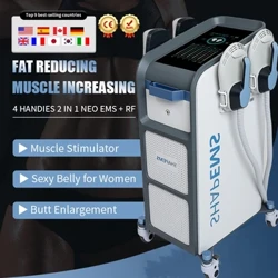 6500W RF EMSzero Tino Sculpt Machine 15.6-inisi Mata EMS Muscle Stimulation Massager Electromagnetic Fat Slimming Device 2024