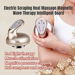 Electric Cupping Massage Guasha Scraping EMS Body Massager Vakum Kaleng Suction Cup IR Pemanasan Anti Selulit Pembakar Lemak Pelangsing