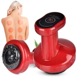 I-Electric Cupping Massage I-Guasha Ikhuhla I-EMS Body Massager Vacuum Amathini Suction Cup IR Heating Anti-Cellulite Fat Burner Slimming