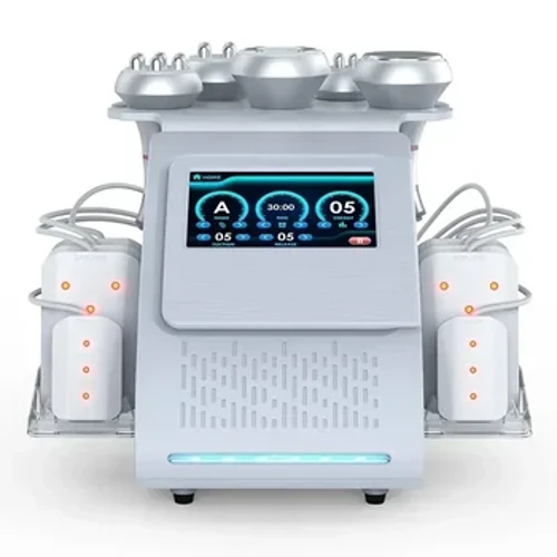 RF 6in1 80K Cavitation Ultrasonic Kino Slimming Machine Multi-Polar Radio Frequency Anti-Wrinkle Rejuvenation Hoʻokiʻekiʻe ʻili