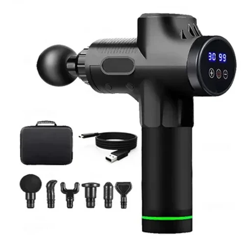 I-Deep Muscle Massage Gun Electric Percussion Pistol Massager Yomzimba Intamo Emuva Ithuluzi Lokufaneleka Lomlenze Amazinga angu-30