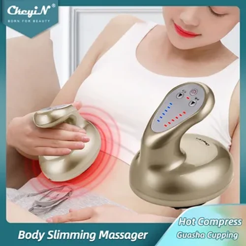 Ckeyin không dây điện guasha massager máy nén nóng thiết bị cạo tiêu cực áp suất giải độc sóng từ tính giảm cân