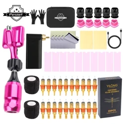 Bộ máy xăm hoàn chỉnh 3,5 mm Quay chuyên nghiệp chất lượng cao Sản xuất loại bút quay Máy xăm cơ thể
