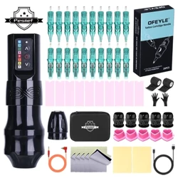 Mới EXO Máy Xăm Không Dây Bộ Với Nguồn Điện 2100MAh Hỗn Hợp Hình Xăm Hộp Mực Hoàn Chỉnh Hình Xăm Bộ Dụng Cụ Cho Nghệ Sĩ Xăm Hình